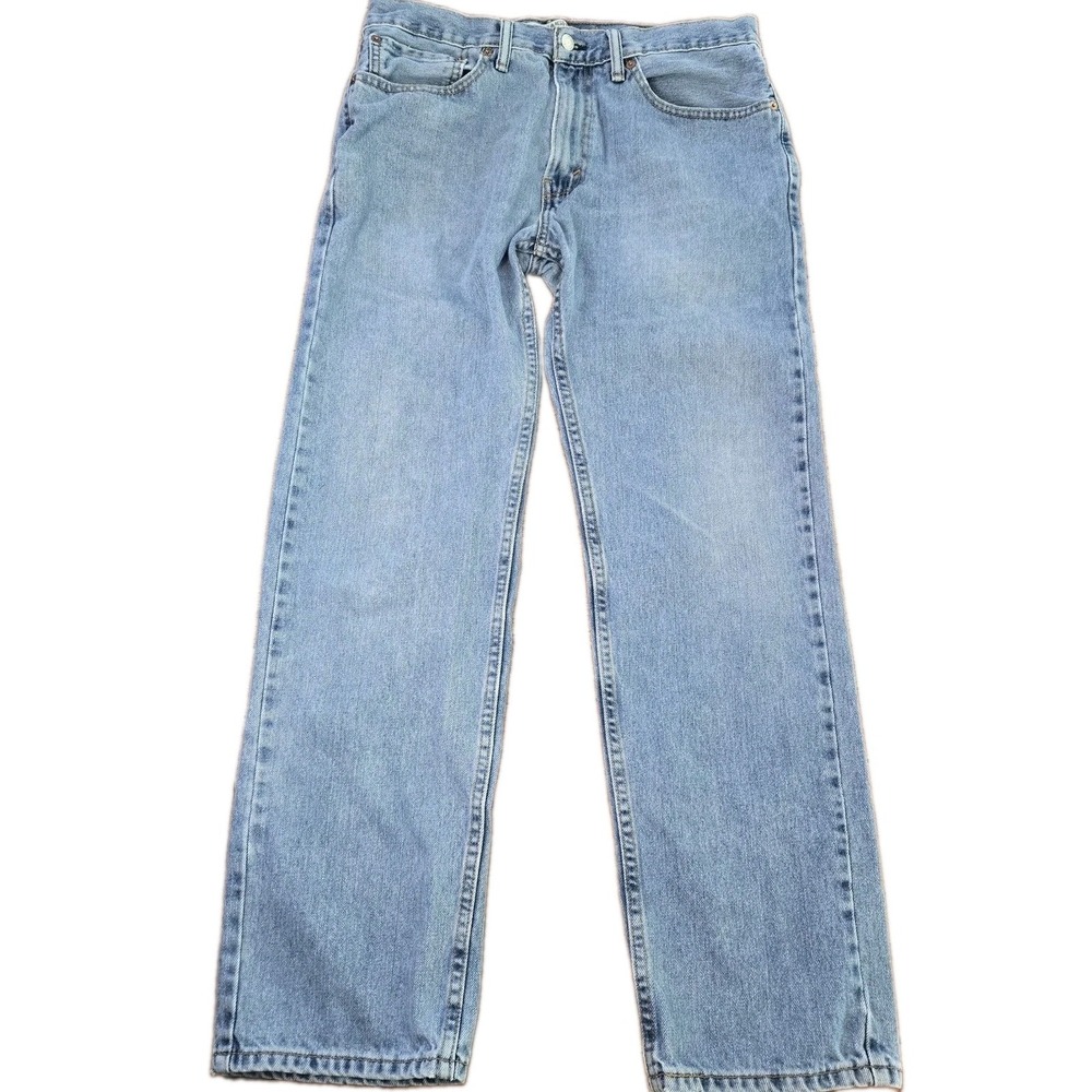 Levis 505 Straight Leg 34x32 2011 Medium Blue Wash Mens Y2k Skate